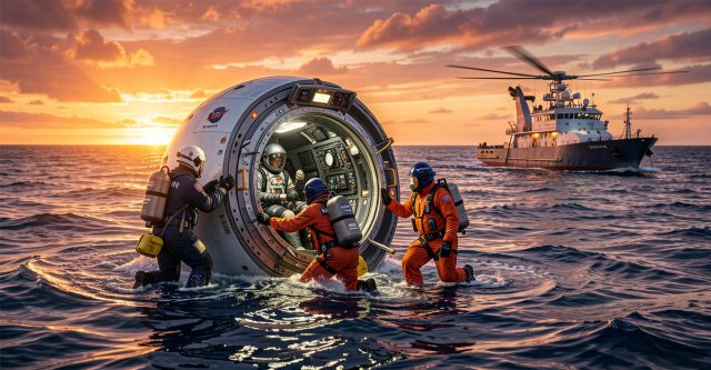 Морнаричките нуркачи што први ги пречекаа астронаутите од Artemis 2