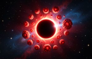 JWST и „малите црвени точки“: можно објаснување со ерупции на црни дупки