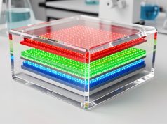 Едноставна смола драматично го продолжува векот на квантно-точкасти LED