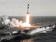 Првиот балистички тест на американската морнарица од носач на авиони