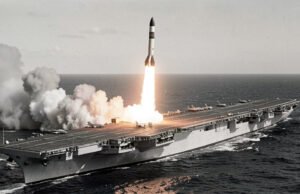 Првиот балистички тест на американската морнарица од носач на авиони