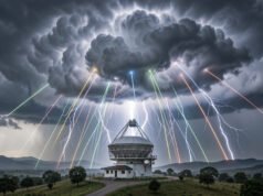 Космичките муони ги откриваат моќните електрични полиња во грмотевичните облаци